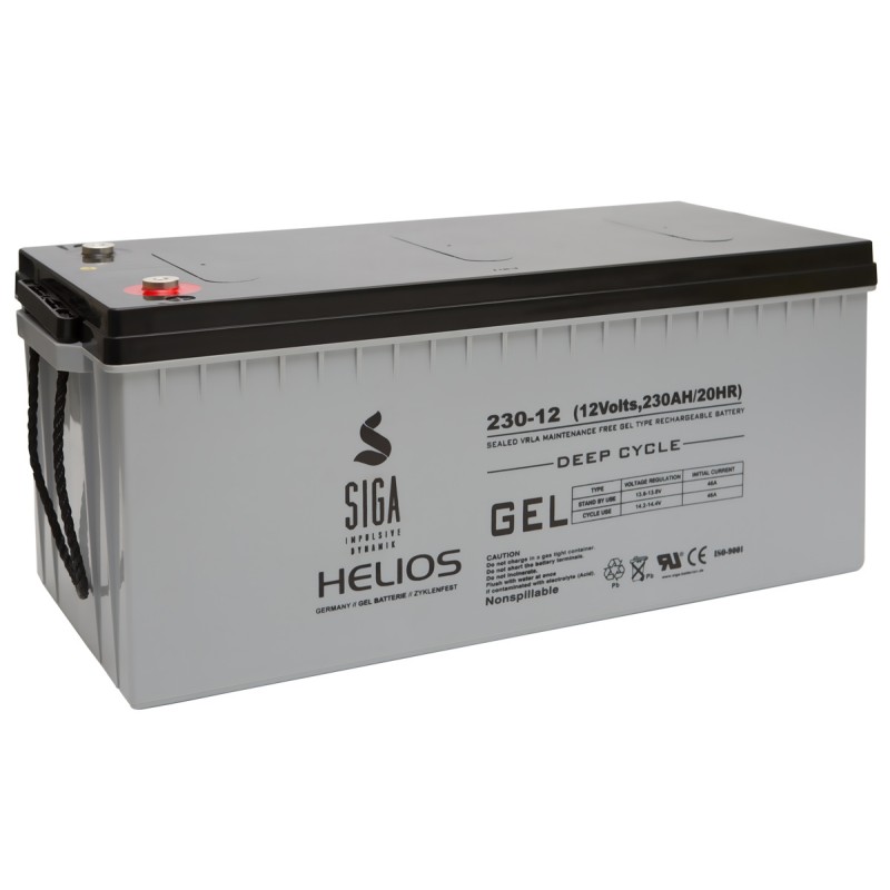 HELIOS GEL battery 230 Ah