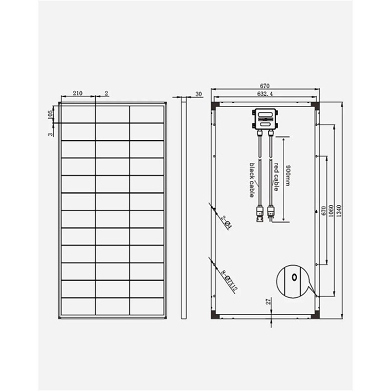 Solarni panel 200W monokristal