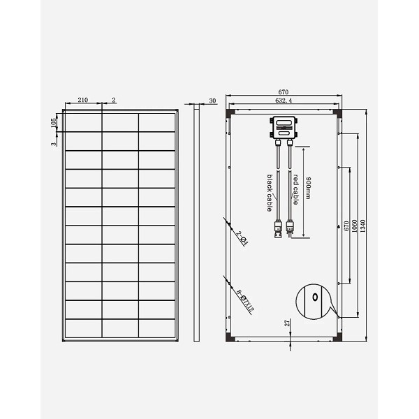 Solarni panel 200W monokristal