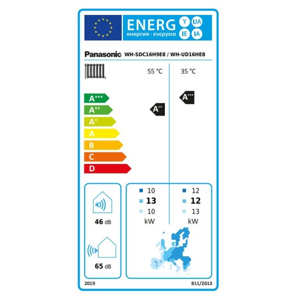 Aquarea High Performance 16kW Bi-bloc 3F
