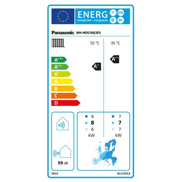Aquarea High Performance monoblok 9kW 1F