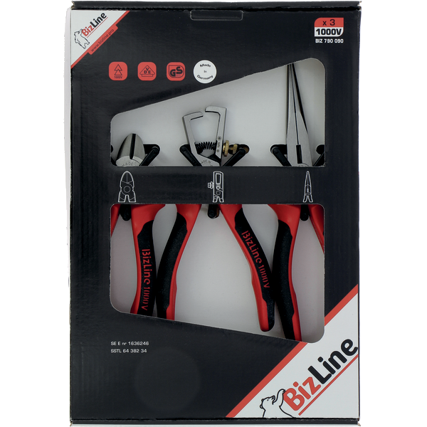 Ročno orodje 3 delni set klešč