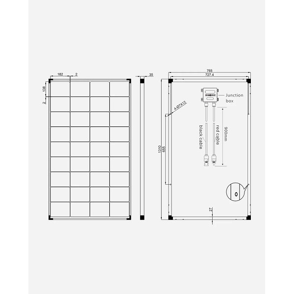 Solarni modul 210w monokristal-črn okvir