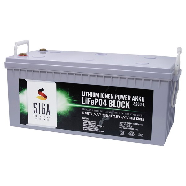 Batteria al litio da 200Ah 12V
