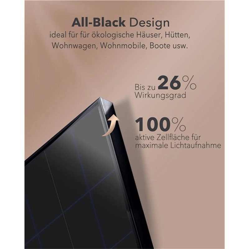 Monokristalni solarni panel– tehnologija HPBC, 150 W 12 V