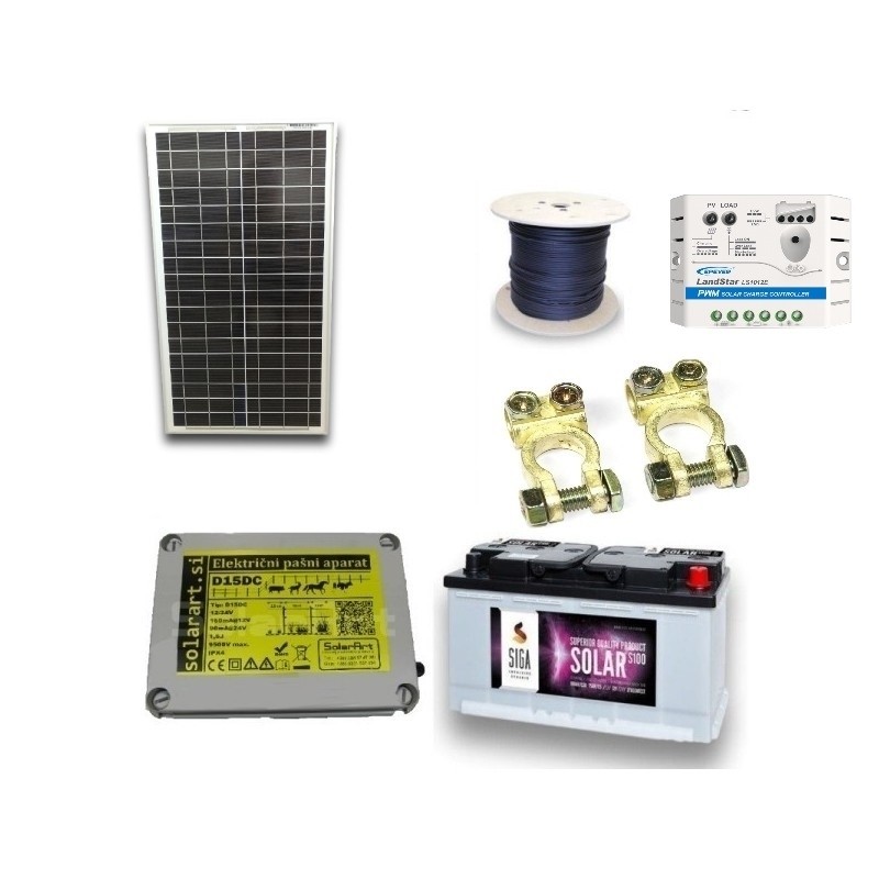 Solarni kit za električne pastire 1.5J