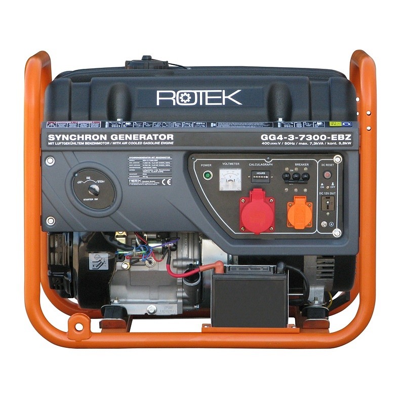 Gas generator 6300W 3-phased