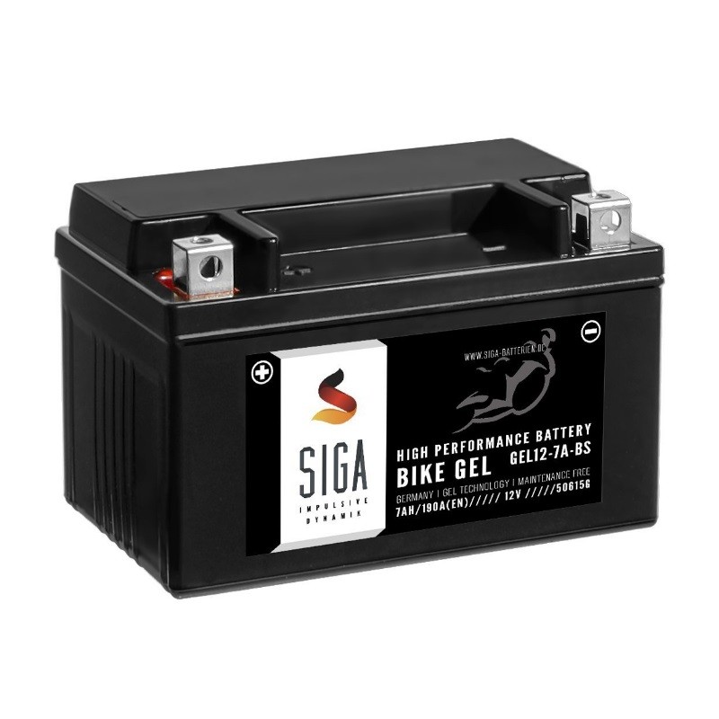 GEL Motorcycle battery 7Ah (L+)