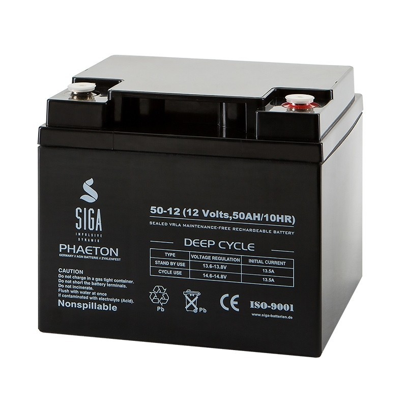 SIGA AGM akumulator 50 Ah, 12 V