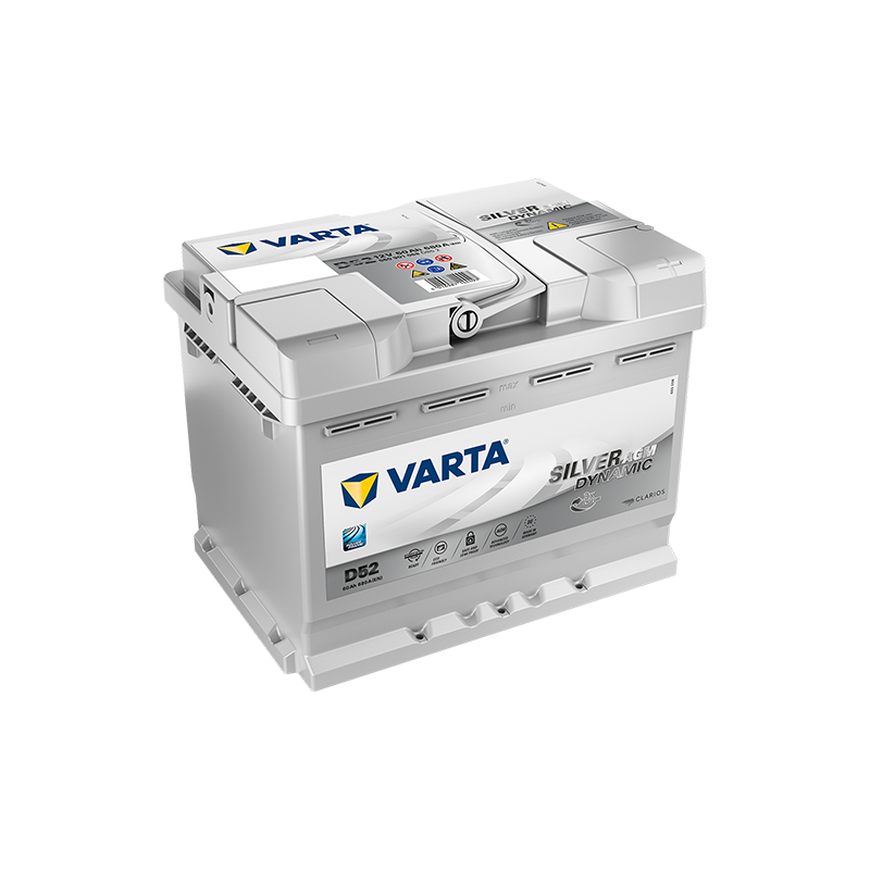 Baterija VARTA START & STOP Silver Dynamic AGM 60Ah