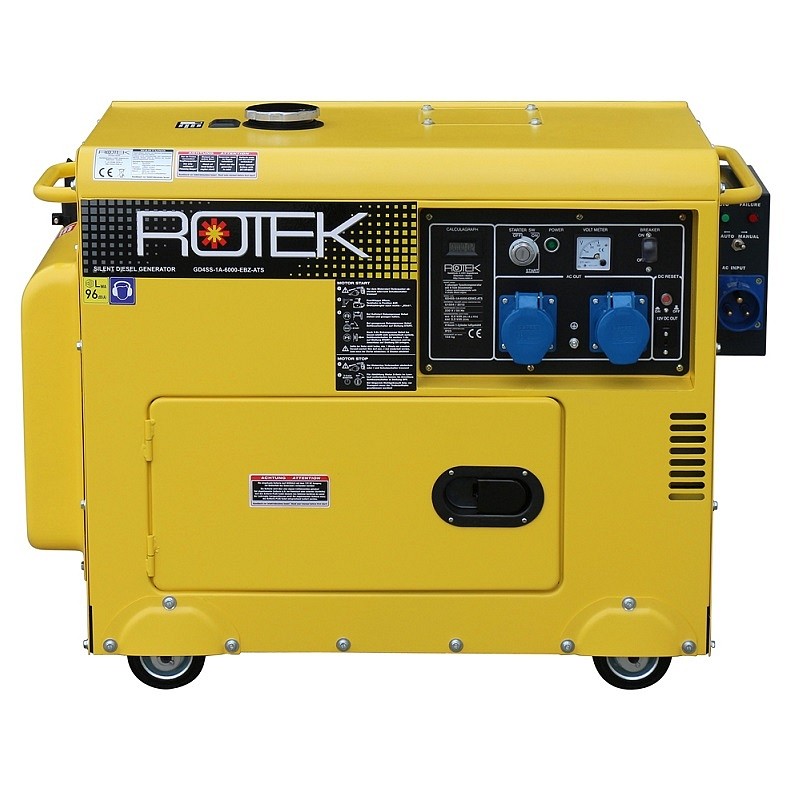 Diesel generator 6000W 1- phased (silent mode)