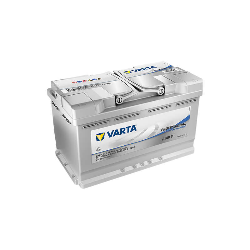 Baterija VARTA Professional Dual Purpose AGM 80Ah