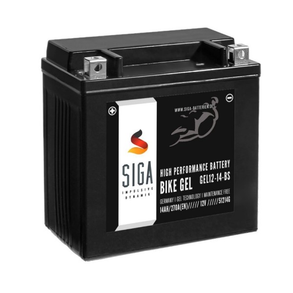 GEL Motorcycle battery 14Ah (R+)