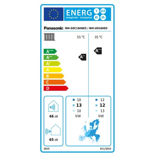 Aquarea High Performance 16kW Bi-bloc 1F