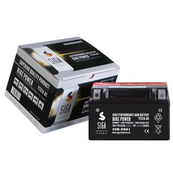 AGM Motorcycle battery 7 Ah (L+)