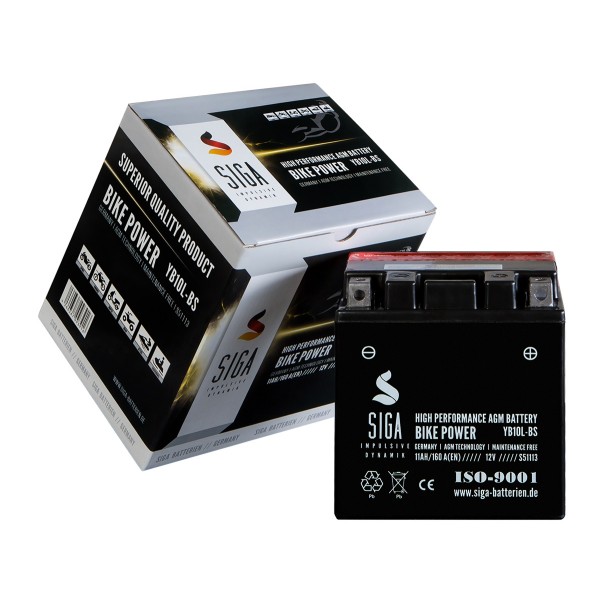 AGM Motorcycle battery 11 Ah (R+)