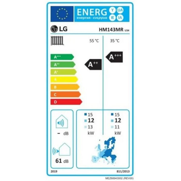 LG MONOBLOK ''S'' IZVEDBA 14kW 3F