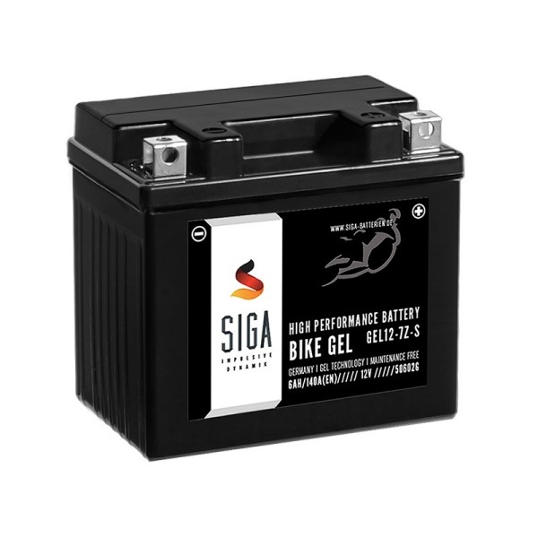 GEL Motorcycle battery  6Ah (R+)