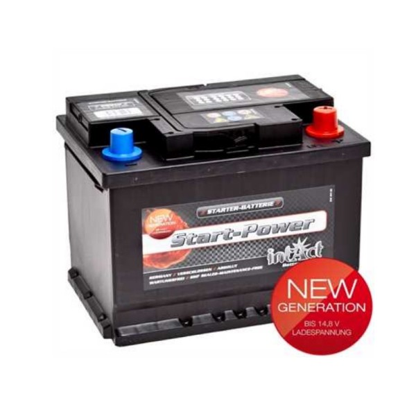 Car battery Intact Start-Power 62Ah