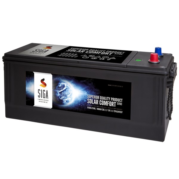 Solarbatterie 120Ah 12V SMF Wohnmobil Batterie Boot Solar Batterie