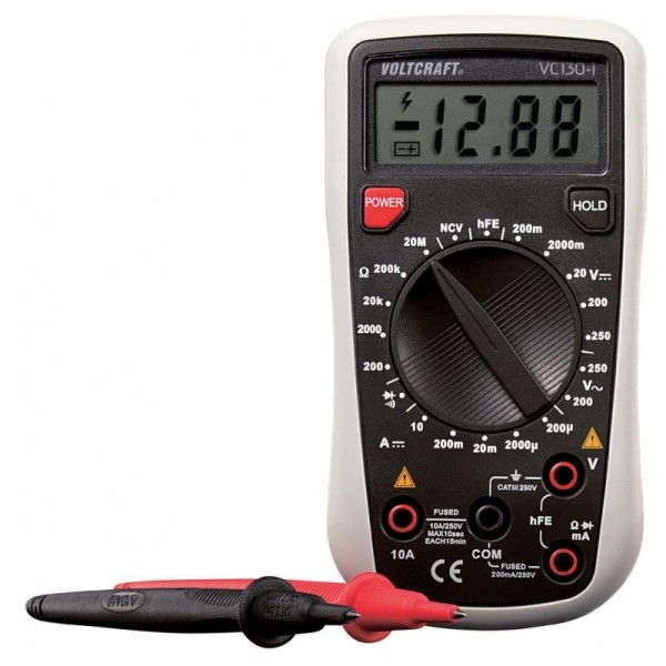 Ročni multimeter, digitalni VOLTCRAFT VC130-1