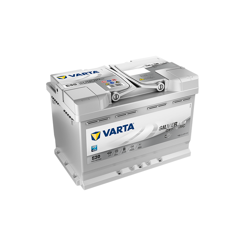 Baterija VARTA START & STOP Silver Dynamic AGM 70Ah