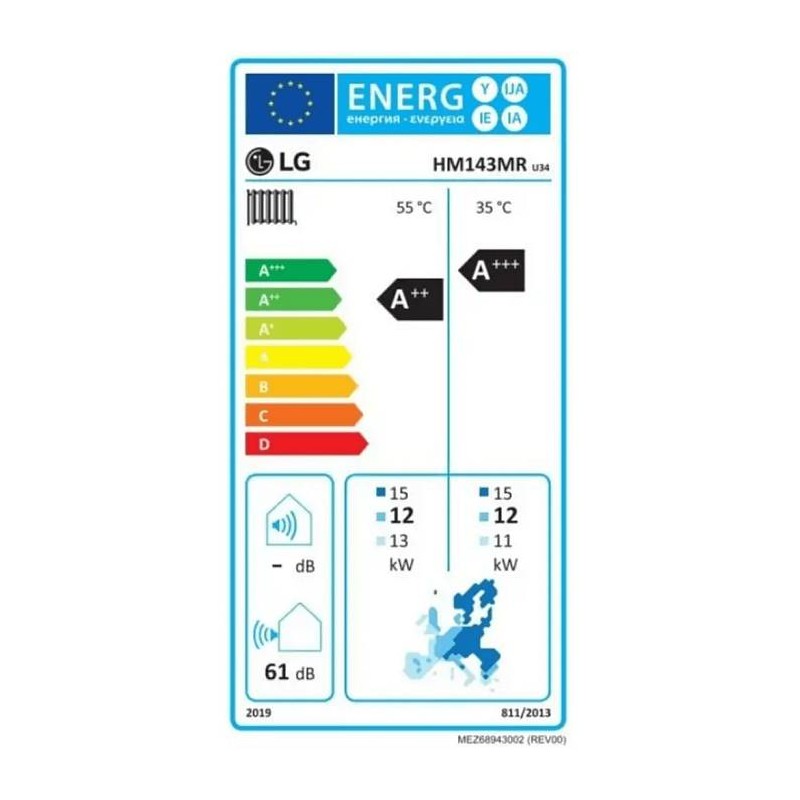 LG MONOBLOK ''S'' IZVEDBA 14kW 3F