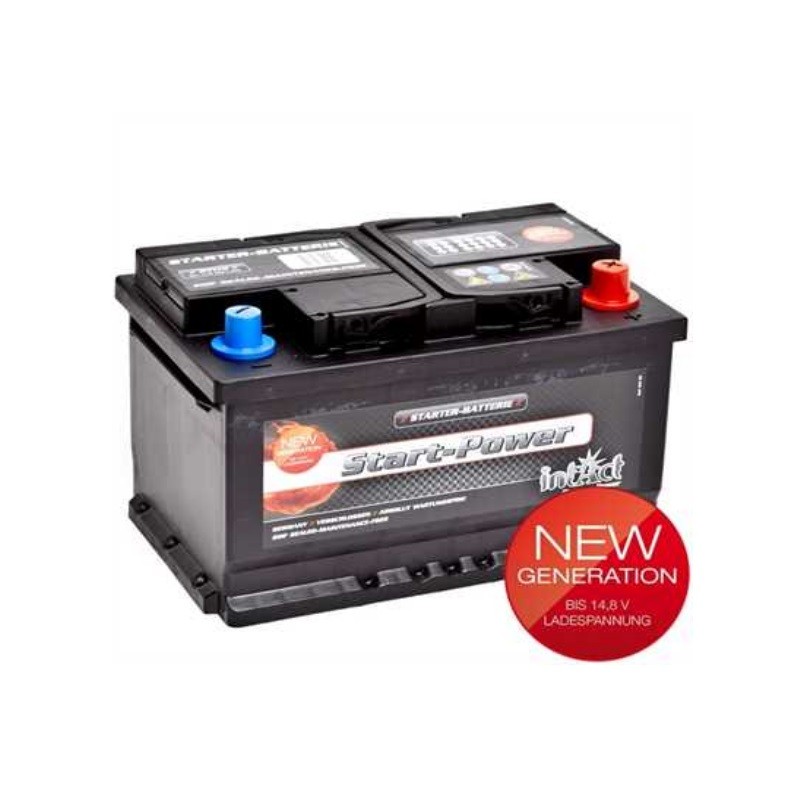 intAct Start-Power 54577GUG, Autobatterie 12V 45Ah 300A