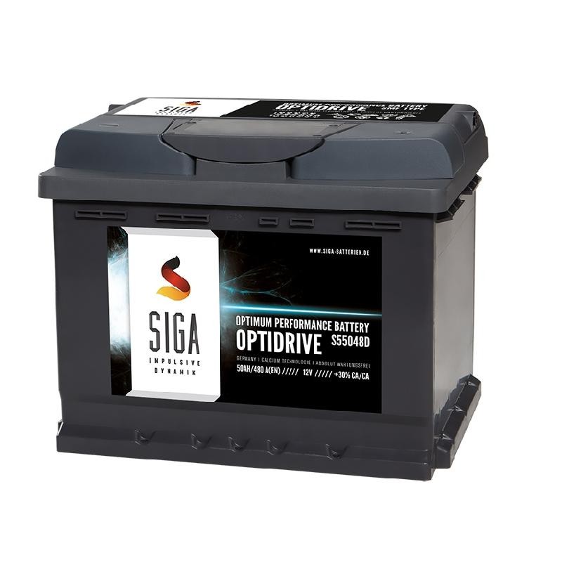 SIGA OPTIDRIVE car battery 50 Ah