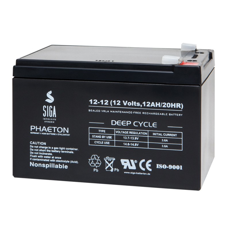 SA62000N AGM 12V 120Ah Minitrac Batterie Eagle Energy - 12 Volt