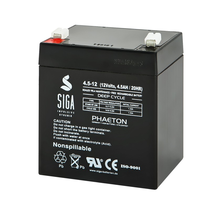 SIGA AGM akumulator 4,5 Ah, 12 V 