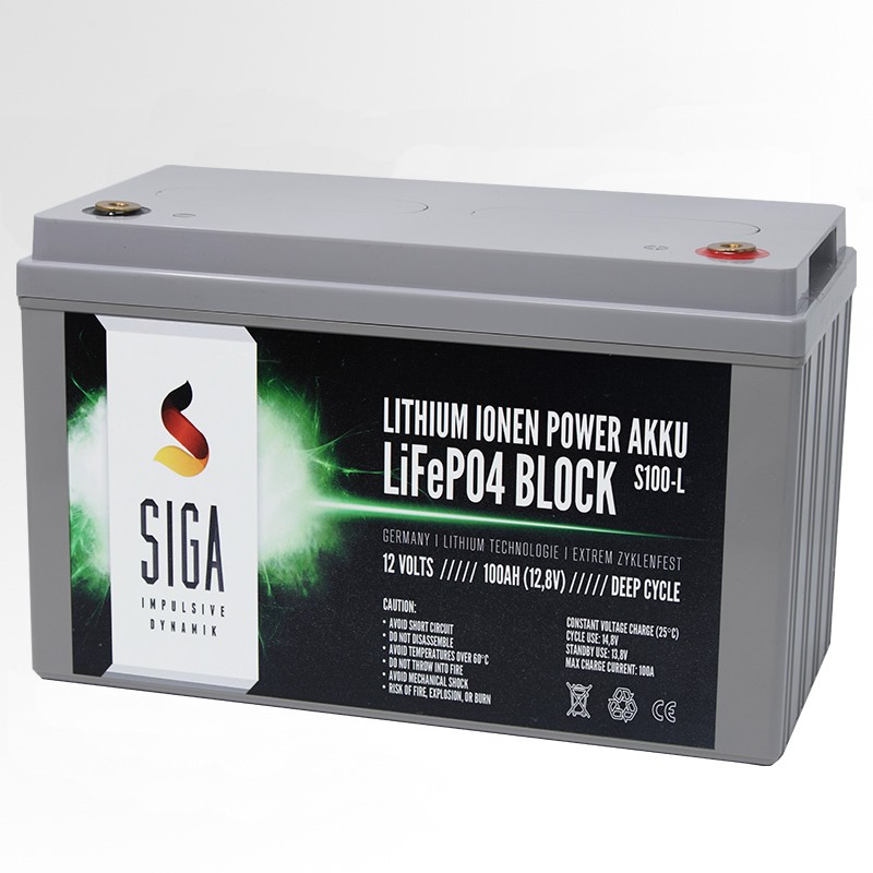 Lithium battery 100 Ah 12V