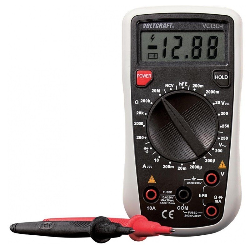 Ročni multimeter, digitalni VOLTCRAFT VC130-1